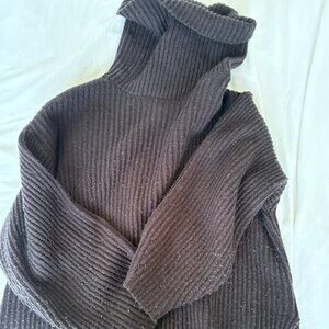 Topshop Black Turtleneck Sweater, UK S